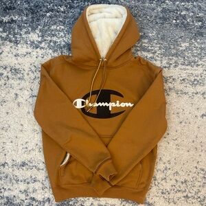 Champion X Timberland Hoodie. Sherpa interior.
